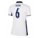 Maillot de foot Angleterre Marc Guehi #6 Domicile vêtements Femmes Europe 2024 Manches Courtes